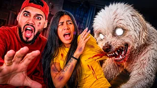 MEU CACHORRO SKINWALKER ME MORDEU* o pior aconteceu 😱😳