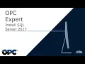 OPC Expert Install Microsoft SQL Server
