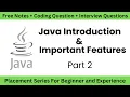 Introduction To Java In Hindi Important Features Of Java 2023