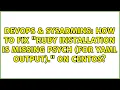 DevOps SysAdmins How to fix ruby installation is missing psych for YAML output on CentOS