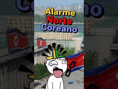 Alarme da Coreia do Norte #coreia #geografia #coreiadonorte #curiosidades