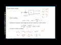 Control Systems Lecture 21 State space models