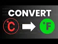 Using Python to Convert Celsius to Fahrenheit - EASY CHALLENGE