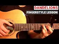 Dandelions - Ruth B | Fingerstyle Guitar Lesson (Tutorial) How to Play