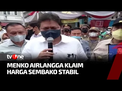 Menteri Airlangga Tinjau Operasi Pasar Murah di Bandar Lampung