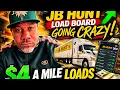 JB Hunt Load Board is Booming