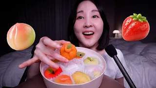 [수다 이팅 ASMR] 네리끼리, 우이로우 화과자 이팅 사운드 🍊