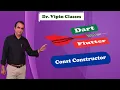 Const Constructor in Dart Flutter Dr Vipin Classes