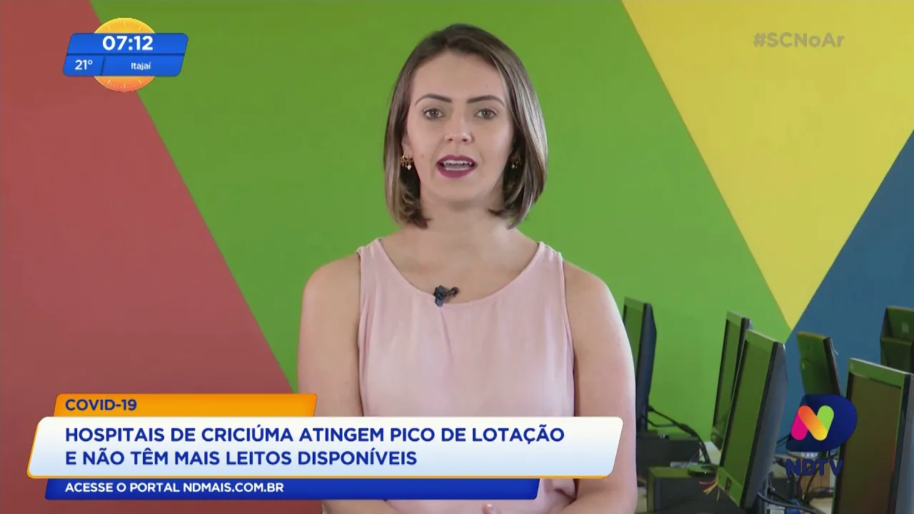 Hospitais de Cricíuma atingem pico de lotação e ficam sem leitos disponíveis