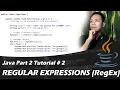 HOW to use REGULAR EXPRESSIONS RegEx in Java CodeLikeLD Tagalog JAVA Tutorial