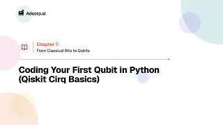 7 4 Coding Your First Qubit in Python Qiskit Cirq Basics