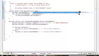 HOW TO VALIDATE PHONE NUMBER USING REGEX IN JAVA