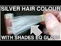 Ep 5 - Creating SILVER Grey hair color using Shades Eq Gloss the PERFECT formula