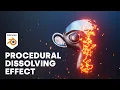 Procedural Dissolving Effect Blender Tutorial