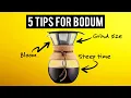 Bodum Pour Over Coffee Maker - 5 Tips For The Best Brew