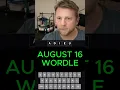 Is the hype warranted Wordle August 16 2026