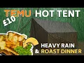 Download Lagu Can I Cook a Roast Dinner in a £10 TEMU Hammock Hot Tent? Heavy Rain Camping, OneTigris Tegimen Copy