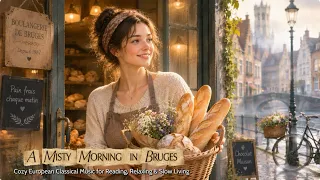A Misty Morning in Bruges Cozy European Classical Music for Reading Relaxing Slow Living