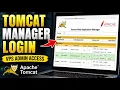How to login to Tomcat Manager for VPS admin access - Quick Tutorial