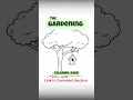 The Gardening Coloring Book 50 Easy And Cute Gardening Scenes
