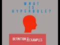 What is Hyperbole Definition and Examples