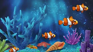 Lullab and Calming Undersea Animation Lullaby Aquarium Soothing fishes Baby Sleep Music