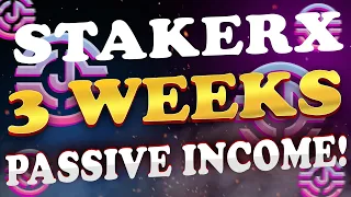 STAKERX 3 WEEK UPDATE HOW MUCH DID WE MAKE PASSIVE INCOME PLATFORM