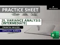 Practice Sheets 31 Variance Analysis Basic