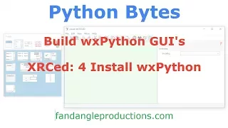 XRCed 4 Install wxPython