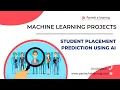 STUDENT PLACEMENT PREDICTION USING AI Pantech e learning