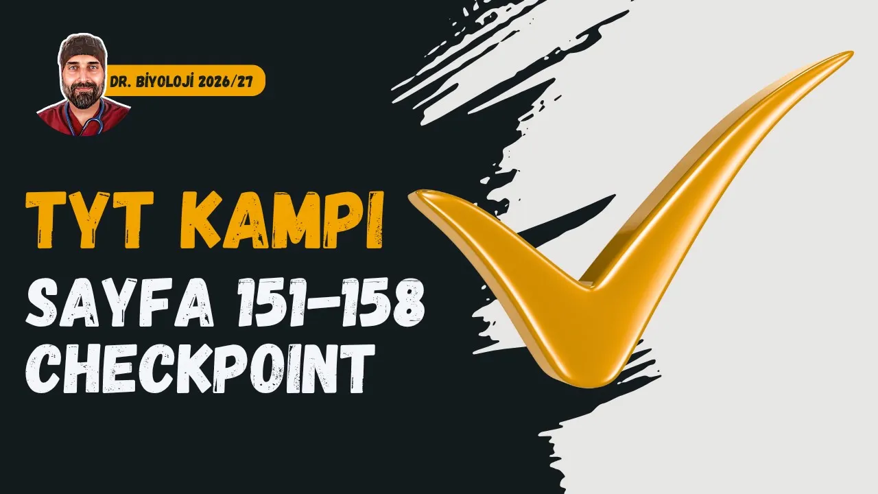 Döngüler ve Kirlilik Checkpoint | Dr. Biyoloji | Dönem 2026 - 2027