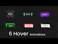 6 Unique Animated CSS Buttons with Hover Effects Part 3 CSS Buttons