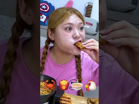 Eating emoticons in order #asmr #shortsvideo