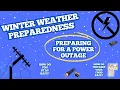 Preparing for a Winter Power Outage
