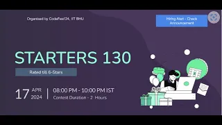 Alternating binary string on codechef contest 130