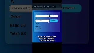 Currency Converter App using API