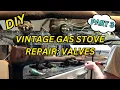 Part 3 How To Repair And Restore A Vintage Gas Stove - Rebuilding Gas Valves