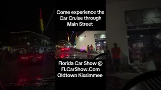 Main Street car cruise at Oldtown Kissimmee Florida Car Show FLCarShow Com
