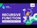 Recursion in Dart Dart Tutorial