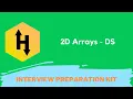 HackerRank 2D Arrays - DS problem solution in Python Programming Interview preparation kit