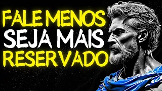 Fale POUCO, Sofra MENOS: Desfrute a VIDA em SILÊNCIO | Estoicismo