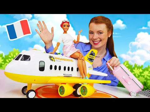 Download MP3 Barbie Puppen Video für Kinder | Steffi war im Urlaub in Paris | Magisches Schloss