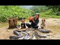 Download Lagu 30 days and nights with my little daughter catching giant fish on rainy days to sell at the market
