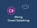 string count substrings in c