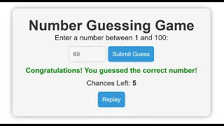 How to Create NUMBER GUESSING GAME using HTML CSS JavaScript JKSS School Tutorial