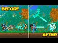 Terraria But Damaging Enemies UPGRADE My REWORKED Bows