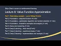L8 Value Function Approximation P1-Motivating example - curve fitting Math Foundations of RL