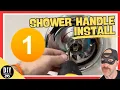 HOW TO INSTALL A SHOWER TRIM HANDLE Shower Bathtub Trim Kit Replacement Moen Beric Review