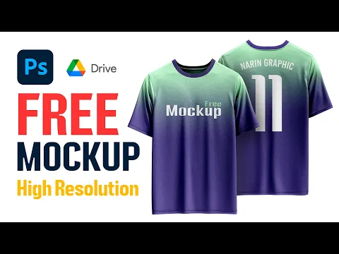 Download MP3 Free T-Shirt Mockup Template Photoshop (High Resolution)