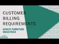 Customer Billing Requirements Ashley Furniture Industries 2025